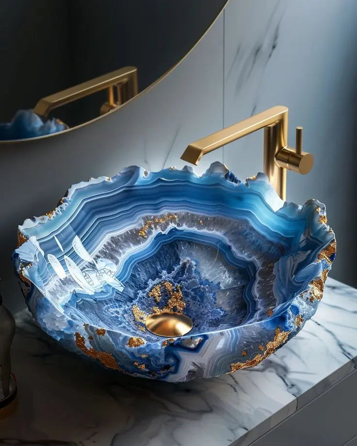 Resin Epoxy Blue Sink 