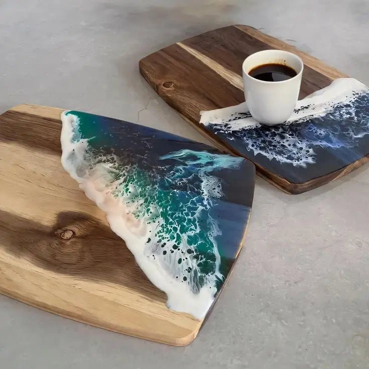 Epoxy Art chopping board resin art cutting board epoxy resin wooden chopping 7ksmcr-ua