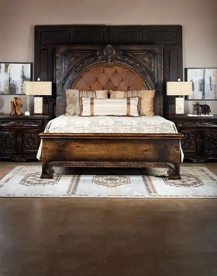 Royal luxury antique bed royal luxury antique bedroom teak wood bed hand craft decor 7ksmcr-ua