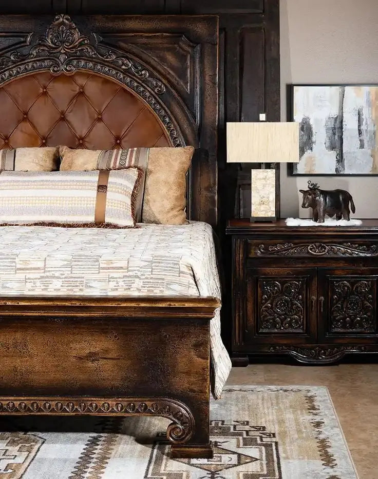 Royal luxury antique bed royal luxury antique bedroom teak wood bed hand craft decor 7ksmcr-ua