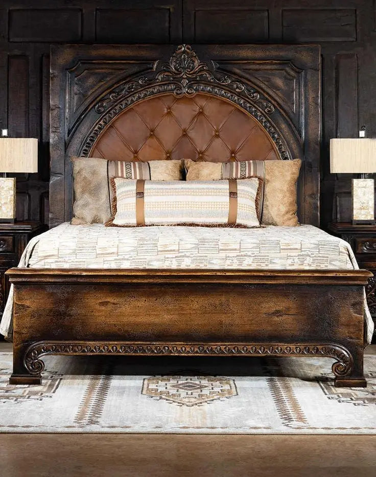 Royal luxury antique bed royal luxury antique bedroom teak wood bed hand craft decor 7ksmcr-ua